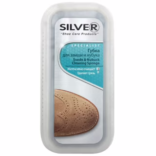 Губка для обуви Silver Для чистки замши и нубука (8690757732020)