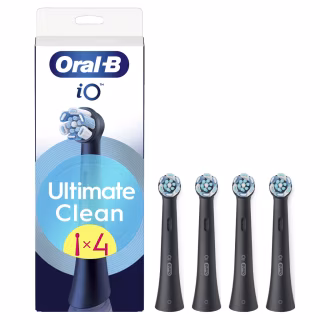 Насадка для зубної щітки Oral-B iO Ultimate Clean Black 4ct (8700216199483)