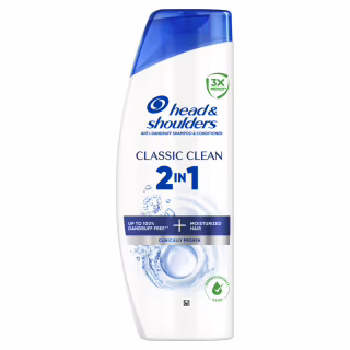 Шампунь Head & Shoulders 2 в 1 Против перхоти Основной уход 400 мл (8700216304917)