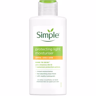 Крем для обличчя Simple Kind To Skin Protecting Light Moisturizer SPF15 Легкий захисний 125 мл (8710908435812)