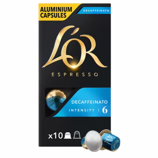 Кофе L'OR Espresso Decaffeinato без кофеина в капсулах 10 шт (8711000357965)
