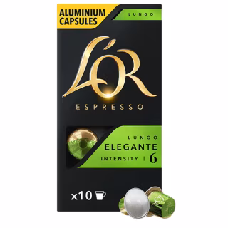 Кава L'OR Lungo Elegante 100% Арабіка в капсулах 10 шт (8711000360552)
