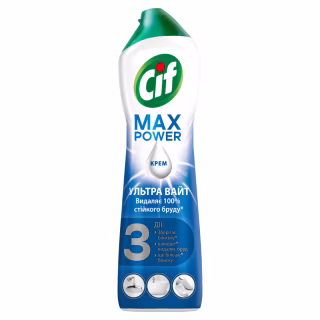 Крем для чищення кухні Cif Max Power Ультра Вайт 500 мл (8711600304918)