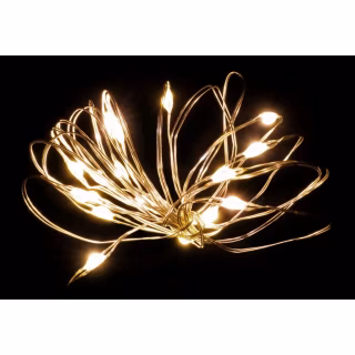 Гирлянда Luca Lighting струна, 1 м, класична біла, 10 LED 2xCR2032 (8718861660623)