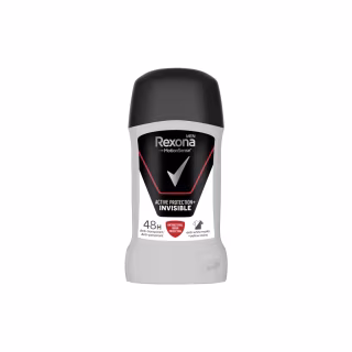 Антиперспірант Rexona Men Активний захист Невидимий на чорному та білому одязі 50 мл (87340686)