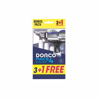 Бритва Dorco Pace 4 для чоловіків 4 леза 4 шт. (8801038598239/8801038591261)