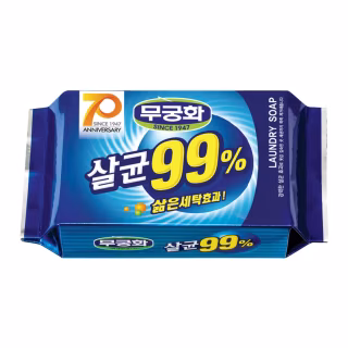 Мыло для стирки Mukunghwa 99% Sterilization Laundry Soap Антибактериальное 230 г (8801173400350)