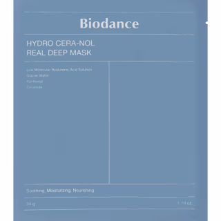 Маска для лица Biodance Hydro Cera-Nol Real Deep Sheet Mask 34 г (8809937360629)