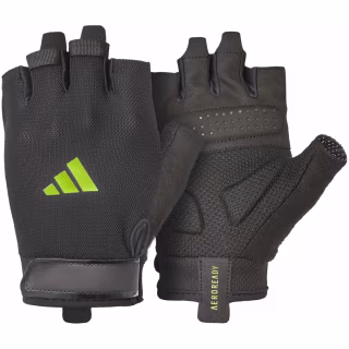 Перчатки для фитнеса Adidas Essential Training Gloves ADGB-15003GN чорний, зелений L (885652025973)