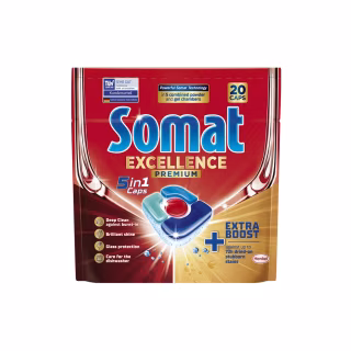 Таблетки для посудомийних машин Somat Excellence 5-в-1 20 шт. (9000101808384)