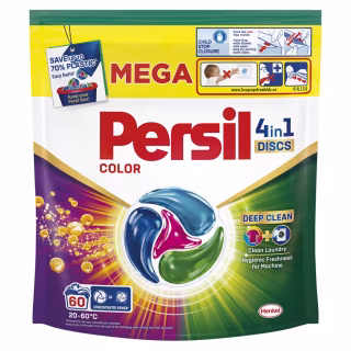 Капсули для прання Persil 4in1 Discs Color Deep Clean 60 шт. (9000101830880)