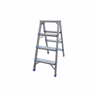 Лестница Werk стремянка алюминиевая (двусторонняя) - LB404 (90246)