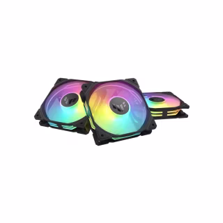 Кулер для корпуса ASUS TUF Gaming TR120 ARGB Reverse Triple Pack Black (90DA00D0-B09020)
