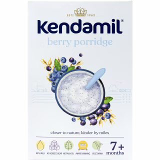 Дитяча каша Kendamil Молочна з ягодами з 7 місяців 150 г (92000151)
