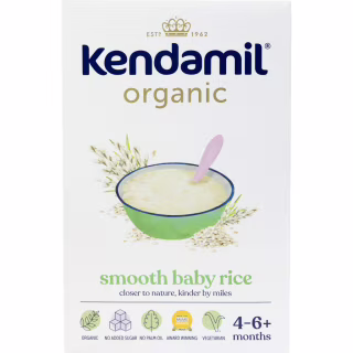 Дитяча каша Kendamil Безмолочна Organic Рисова з 4-6 місяців 120 г (92000154)