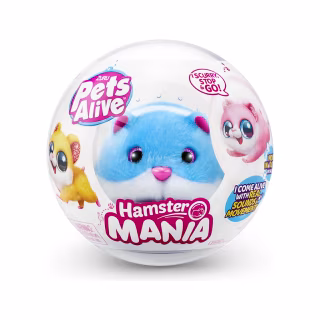 Интерактивная игрушка Pets & Robo Alive S1 - Забавный хомячок (голубой) (9543-1)