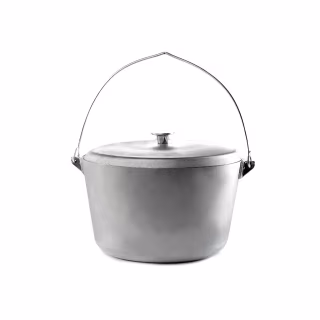 Котел туристический СИЛА алюмінієвий з кришкою та дужкою 10л (960473)