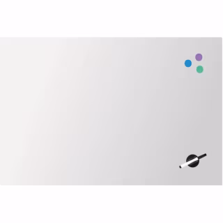 Офисная доска Axent стеклянная магнитно-маркерная 60х90 см, белая (9615-21-А)