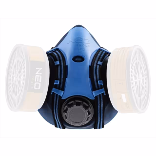 Респиратор Neo Tools силиконовый, на два фильтрующих патрона (в комплект не входят) (97-350)
