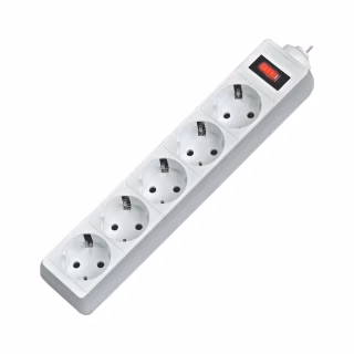 Мережевий фільтр живлення Defender ES 5m 5 роз. white (99483)