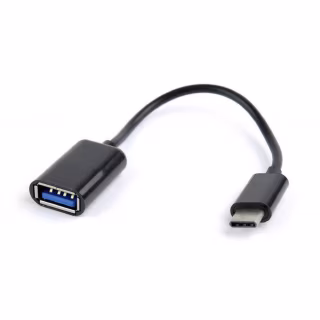 Переходник OTG USB 2.0 AF to USB-C 0.2m Cablexpert (A-OTG-CMAF2-01)