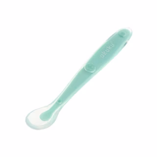 Набір дитячого посуду Akuku силіконова ложка, мятний (A0416)