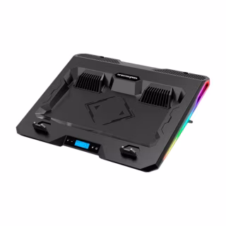 Підставка до ноутбука IceCoorel 10-15.6", 2*60mm 2800 RPM, USB2.0+LCD+speed control., 400x350x45mm (A3)