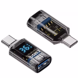 Переходник OTG USB 3.2 AF to USB-C M 10Gbps QC 36W with display XoKo (AC-322UTC)