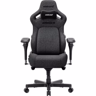 Кресло игровое Anda Seat Kaiser 4 V2 Fabric Size XL Dark Gray (AD12YDDC-XLL-20-GB-CF-03)