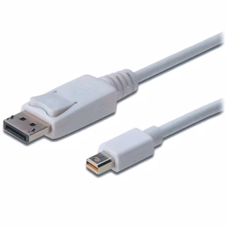 Кабель мультимедійний miniDisplayPort M to DisplayPort M 2.0m Digitus (AK-340102-020-W)