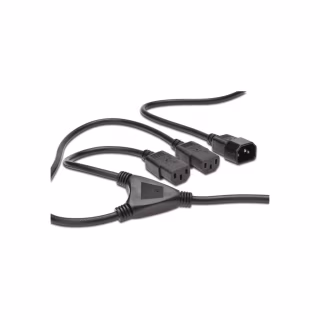 Кабель живлення C14 to 2xC13 1.7m Digitus (AK-440400-017-S)