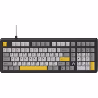 Клавиатура Ajazz AK980 MAX Magnetic Switch USB UA Black/Grey/Yellow (AK980-MAX-M-BGY)