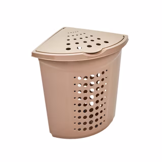 Кошик для білизни Алеана Кутовий Кремовий 45 л (алн 122051/крем)