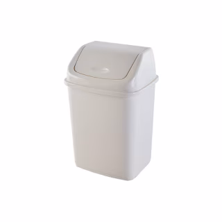 Контейнер для сміття Алеана Біла троянда 5 л (алн 122061/біла роза)