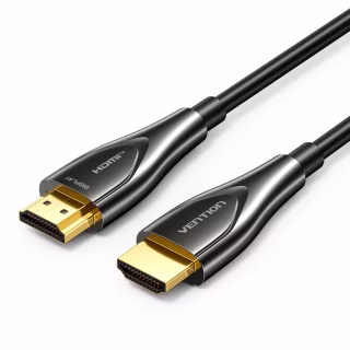 Кабель мультимедійний HDMI M to HDMI M 50.0m 4K fiber optic black Vention (ALSBX)