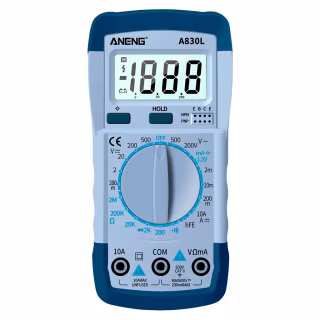 Цифровой мультиметр ANENG AN-A830L, V, A, R (AN-A830L)