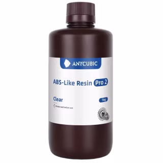 Фотополімерна смола Anycubic ABS-Like Resin Pro 2, 1 кг, Clear (ANYCUBICABS-LIKE PRO 2CLEAR1KG)
