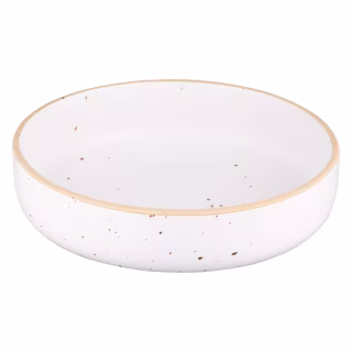 Тарелка Ardesto Midori, 680мл, 18.5см, кераміка, білий (AR0118MW)