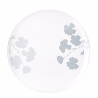 Тарілка Ardesto Capri, 26.8см, порцеляна, біло-блакитний (AR0427CWB)