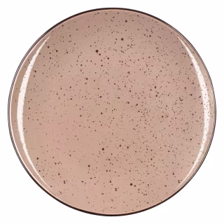 Тарілка Ardesto Emilia, 27.5см, кераміка, коричневий (AR0826EBR)