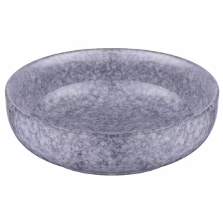 Тарелка Ardesto Loreto, 1150мл, 20см, порцеляна, сірий (AR1020LG)