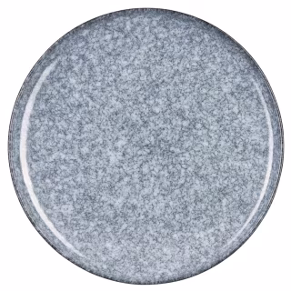 Тарелка Ardesto Loreto, 27см, порцеляна, сірий (AR1027LG)