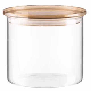 Банка Ardesto Fresh 500 мл, скло, пластик, прозорий (AR1305SFM)