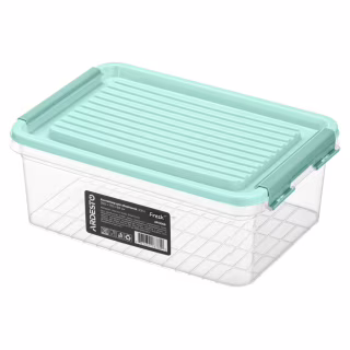 Пищевой контейнер ARDESTO Fresh 2.8л, пластик, прямокутна, блакитний (AR1306B)
