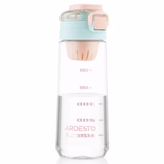 Бутылка для воды Ardesto Duo 720мл блакитний, рожевий (AR2272DB)