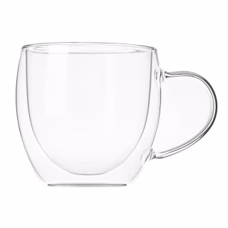 Набор чашек Ardesto BHR 250 мл 2 шт прозорий (AR2625BHR)