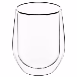 Набір склянок Ardesto з подвійними стінками BR 320 мл 2 шт прозорий (AR2637BR)