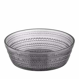 Салатник Ardesto Verbena 18см, скло, сірий (AR5035)