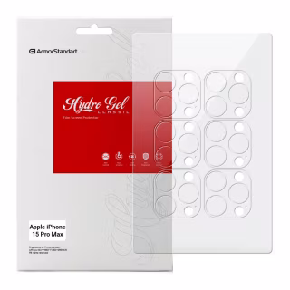 Пленка защитная Armorstandart for Camera Apple iPhone 15 Pro Max 6 pcs (ARM72557)