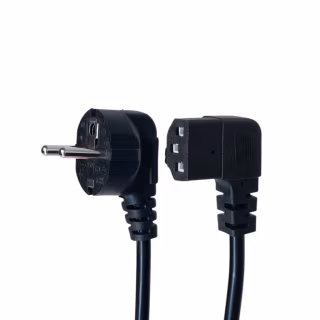 Кабель питания C13 1.8m 90° corner black Armorstandart (ARM73124)